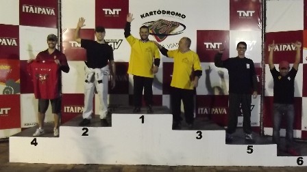 Pódio do campeonato